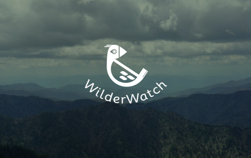 Screenshot of WilderWatch Application